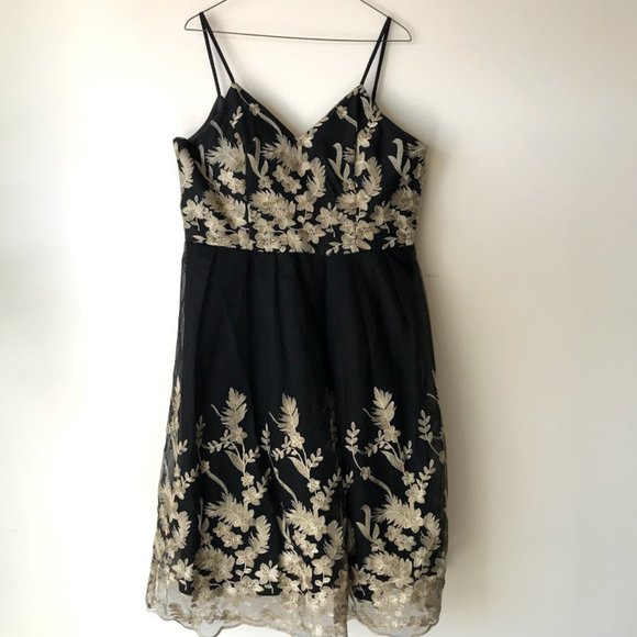Chi Chi London Dresses & Skirts - CHI CHI LONDON Black and Gold Dress
